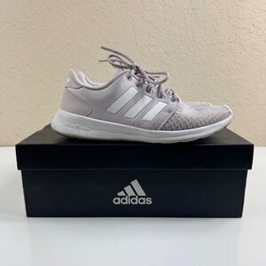 Adidas Womens QT Racer Sneaker Pink Size 7.5 Cloudfoam Pure Running Shoes B43758